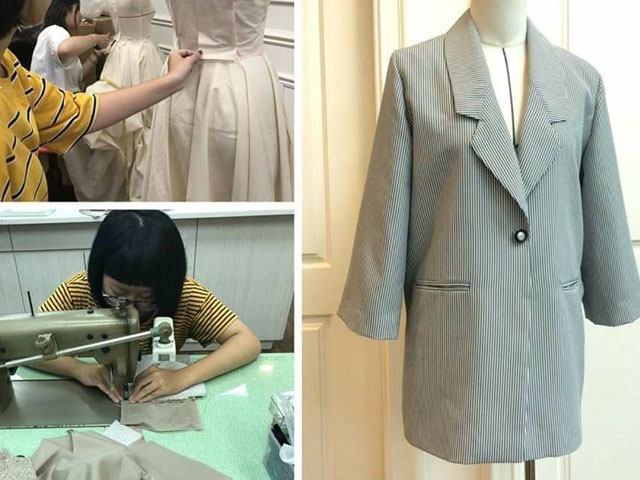 恭喜袁同學，取得服裝證照及考取服裝設計學系轉學考！
